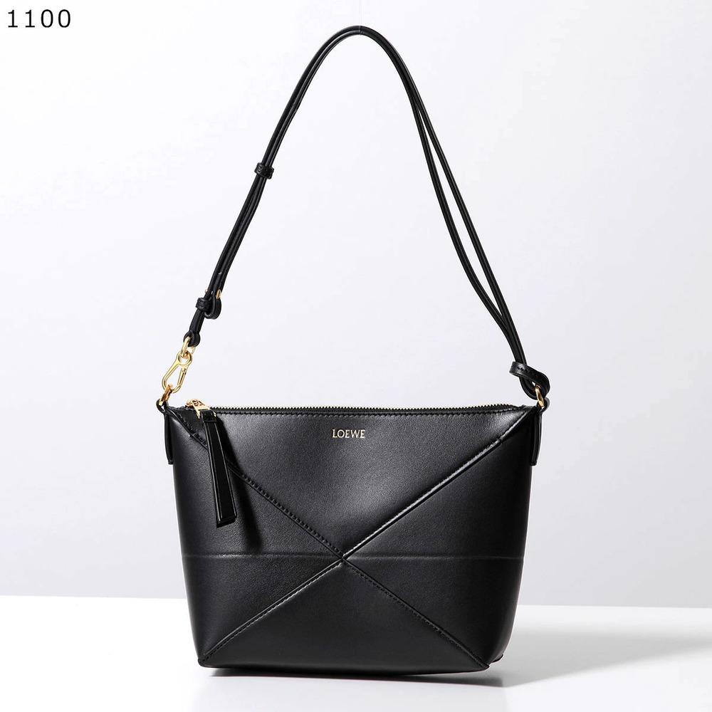 Loewe Puzzle Fold Pouch Clutch Leather Handbag
